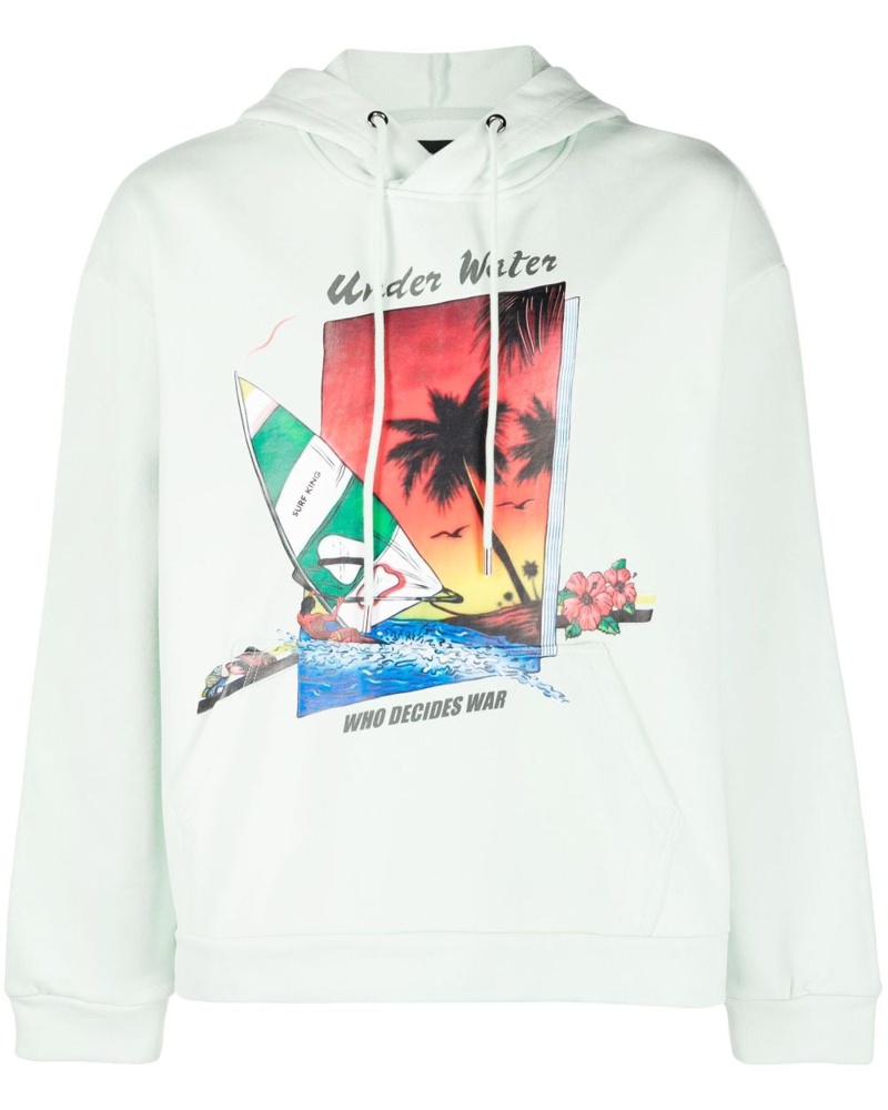 WHO DECIDES WAR Damen St Lucy Hoodie mit Print