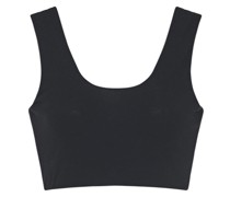Cropped-Tanktop aus Baumwolle