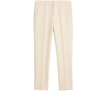 Cropped-Hose mit Bügelfalten