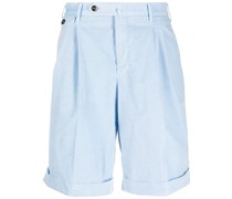 Bermudas mit versetztem Knopfverschluss