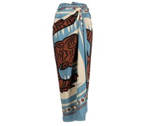 Langer Sarong mit grafischem Print