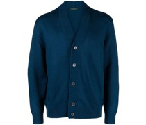 Cardigan mit V-Ausschnitt