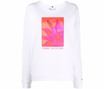 Sweatshirt mit Blumen-Print