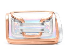 Alpha holographic leather tote bag
