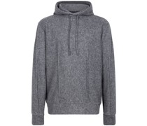 Gestrickter Hoodie mit Logo