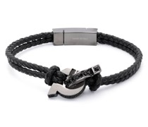 Intertwined Gancini braided bracelet