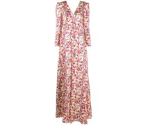 Margo B floral-print silk dress