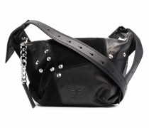 Schultertasche mit Nieten