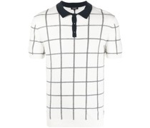 Poloshirt mit Gittermuster