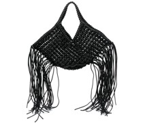 Handtasche mit Korbdetail