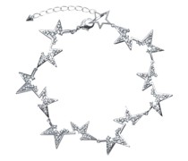 Abstract Star Armband aus Platin