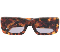x The Attico Mafra Sonnenbrille in Schildpattoptik