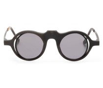 cut-out round-frame sunglasses