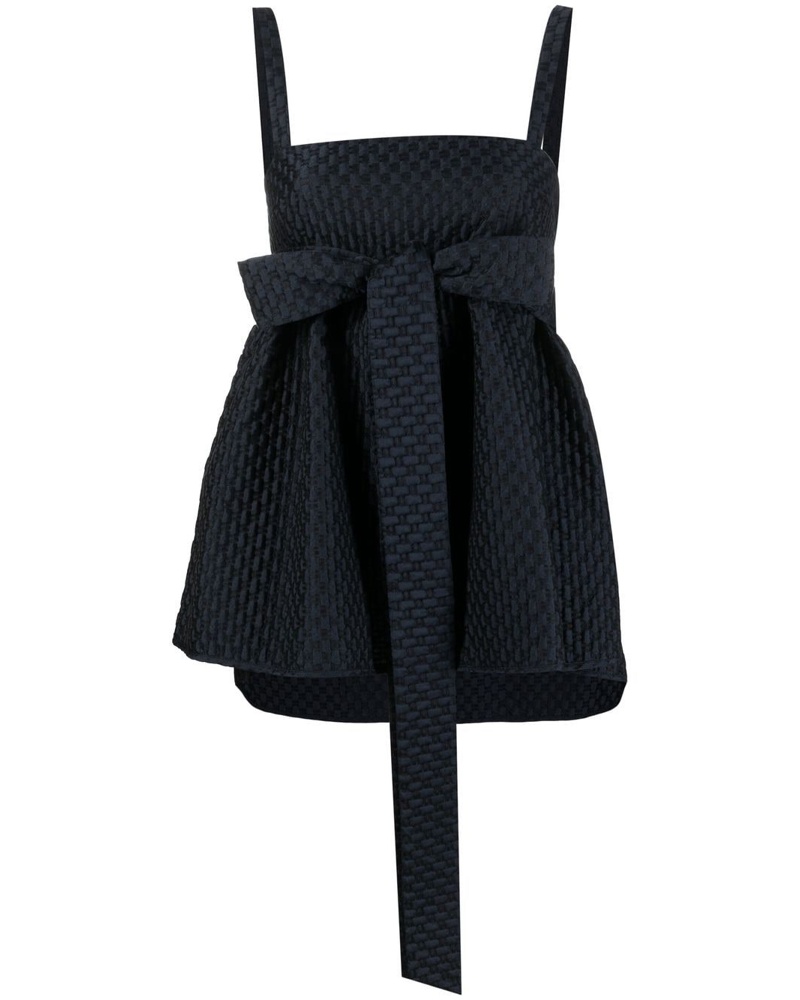Cecilie Bahnsen Damen Top mit Schleifendetail