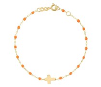 18kt Gelbgoldarmband mit Kreuz