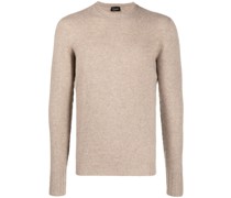 Kaschmirpullover mit Rundhalsausschnitt