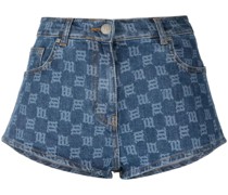 Shorts mit Monogramm-Print