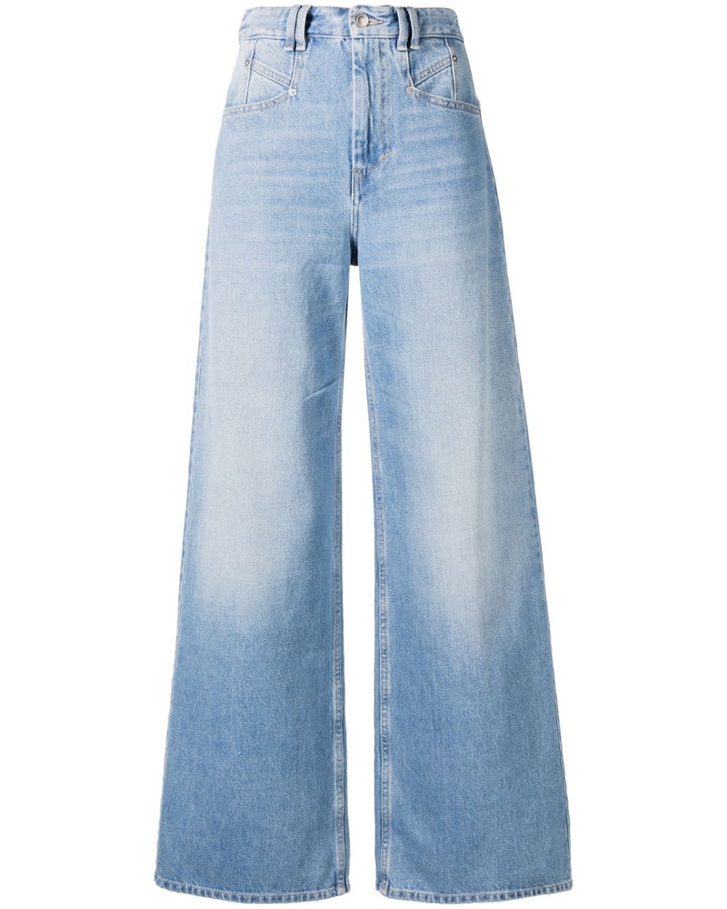 Isabel Marant Damen Jeans mit weitem Bein