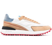 D.A.T.E. colour-block leather sneakers