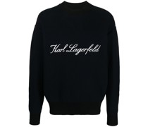 Gestrickter Pullover mit Signature