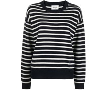 Gestreifter Kaschmirpullover