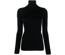 Gerippter Rollkragenpullover