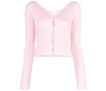 Gestrickter Cropped-Cardigan