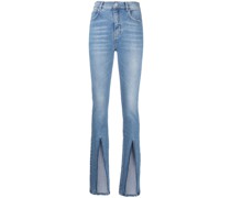 Skinny-Jeans mit Schlitzen