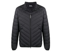 Gefütterte Jacke mit Stehkragen