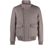 Jacke mit diagonalen Streifen