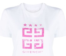 T-Shirt mit "4G Stars"-Print