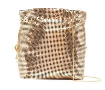 Selene Mini-Tasche aus Metallic-Mesh