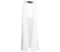Faltenrock im Layering-Look