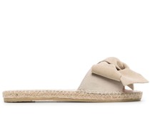 bow-detail slide sandals