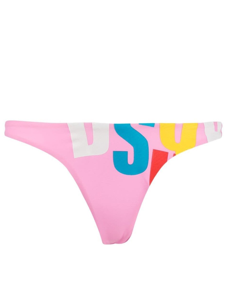 Dsquared2 Damen Bikinihöschen mit grafischem Print