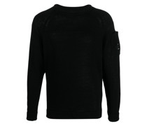 Pullover mit Waffelstrick-Muster