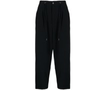 Cropped-Hose mit Kordelzug