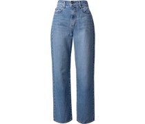 Gerade Lou High-Rise-Jeans