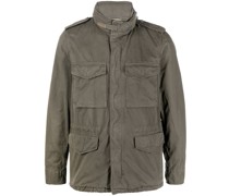 Military-Jacke mit versteckter Kapuze