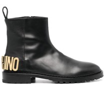 Stiefel mit Logo-Schild