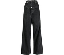 Hose im Layering-Look