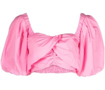 Cropped-Top mit eckigem Ausschnitt