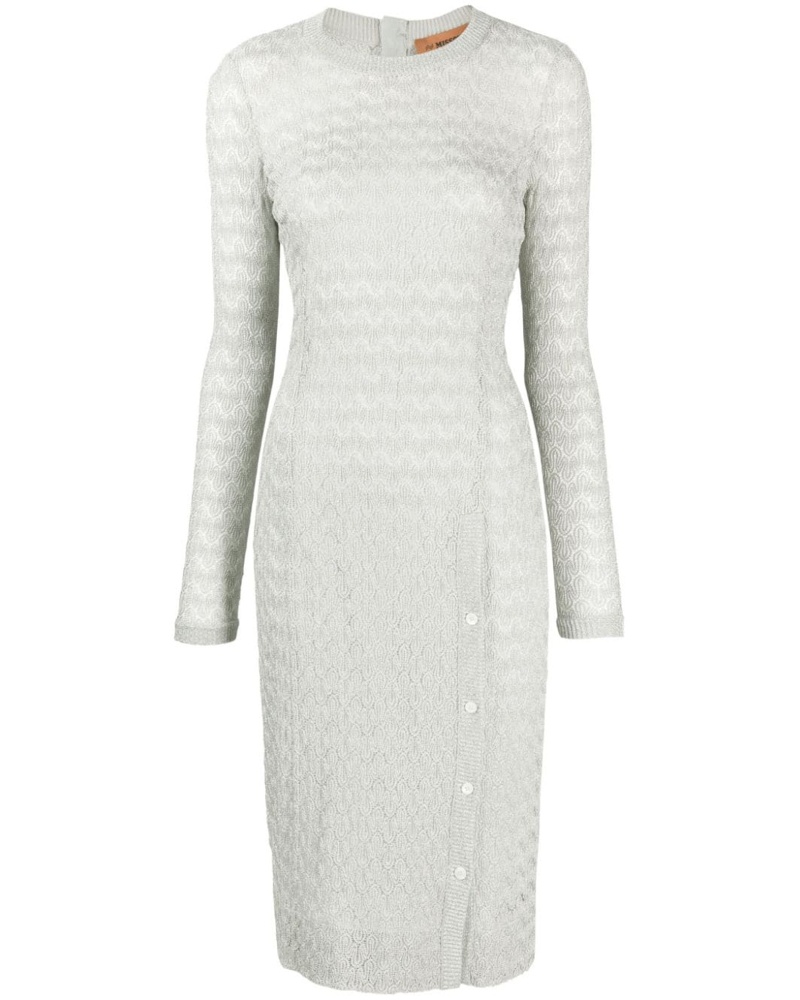 Missoni Damen Langärmeliges Strickkleid