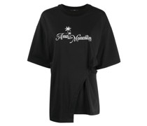 Asymmetrisches T-Shirt mit Print