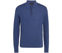 Pullover mit Poloshirtkragen