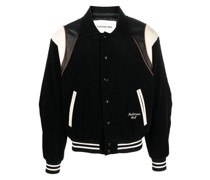 Collegejacke mit Streifen