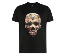 Skull Sticker T-Shirt