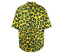 Hemd mit Leoparden-Print