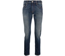 Ausgeblichene Slim-Fit-Jeans
