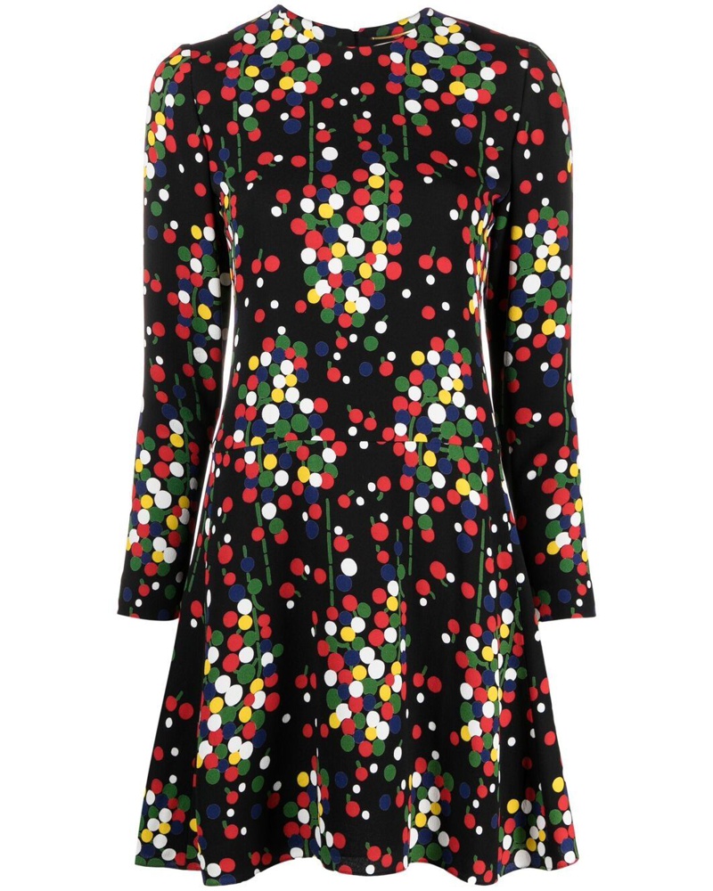 Saint Laurent Damen Kleid mit Punkten